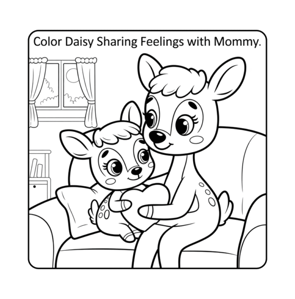 sharing feelings with mommy