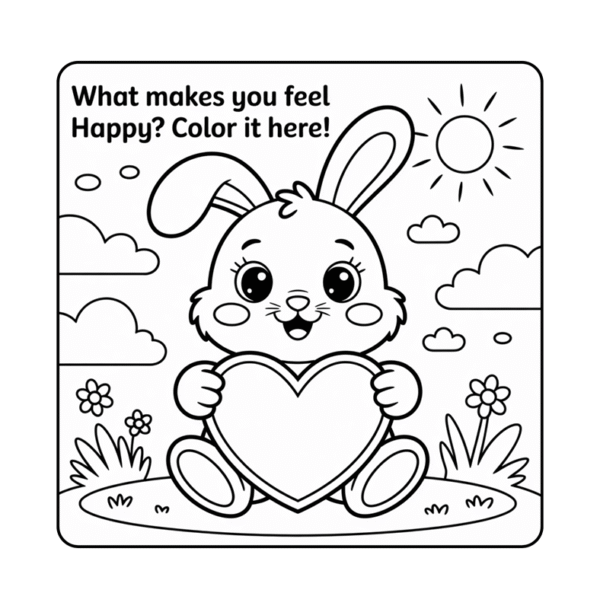 I Feel… A Big Feelings Coloring Book for Kids Ages 4–8 | Express Big Feelings Through Coloring - Image 2